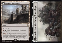 Hanweir Battlements // Hanweir, the Writhing Township - Foil